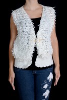 CHALECO TEJIDO A MANO